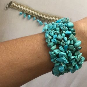 Turquoise bracelets and/or anklets